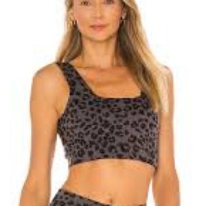Varley Size Small Iron Cheetah Sports Bra